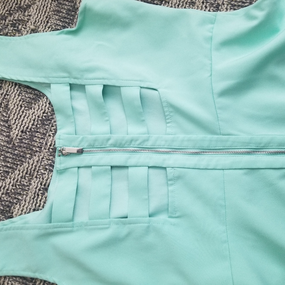 Light Blue Boutique Dress View 3